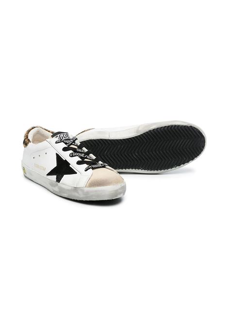 SNEAKERS CON RETRO MACULATO E STELLA NERA GOLDEN GOOSE KIDS | GYF00101 F00119880897